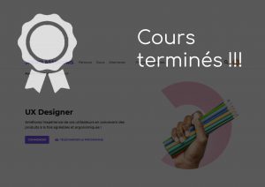 Lire la suite à propos de l’article Parcours UX terminé !